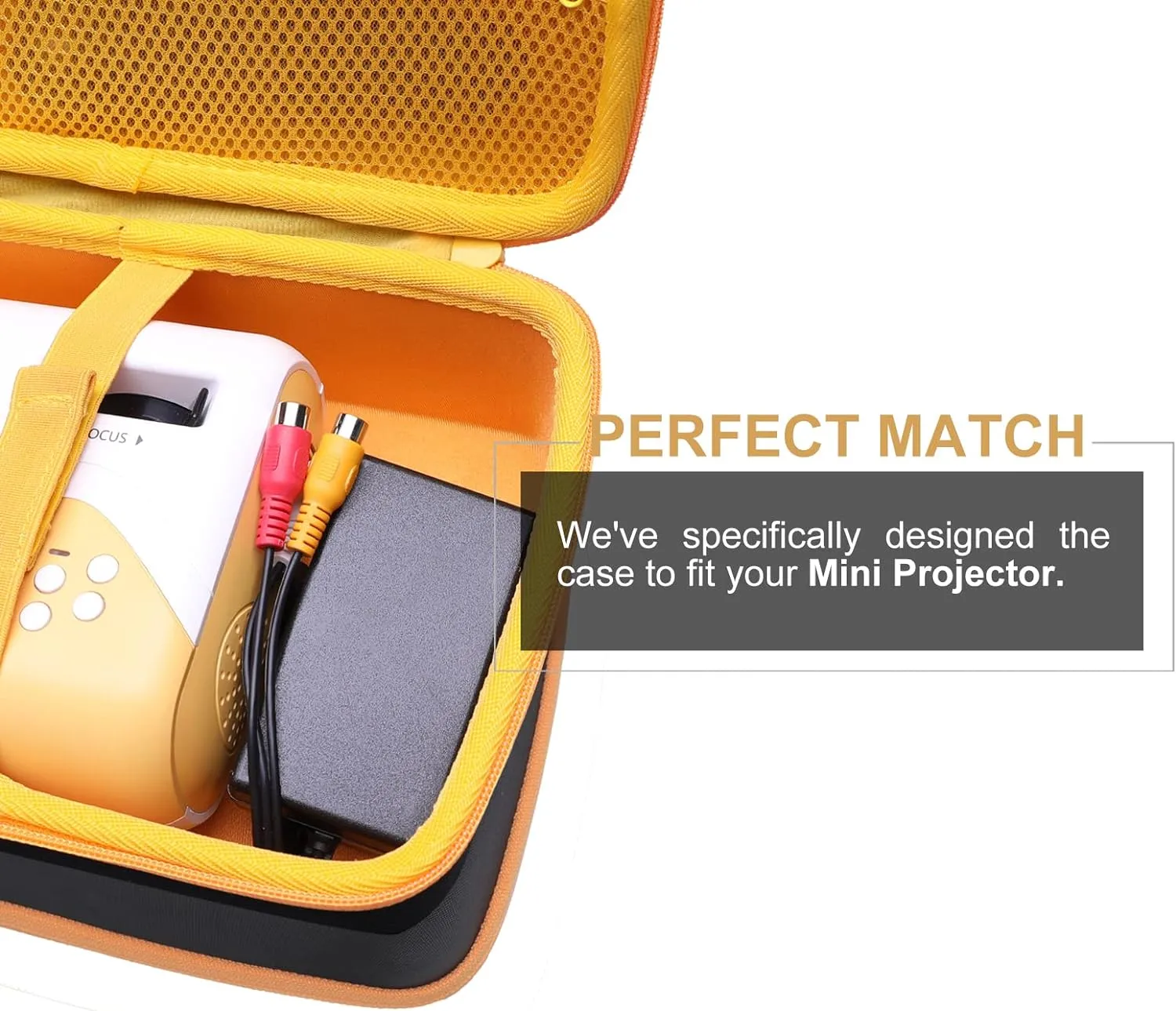 LTGEM Hard Travel Carrying Case for AuKing Mini Projector 2023 Upgraded, Case Only(Inside: 9.2"x6.2"x2.4")