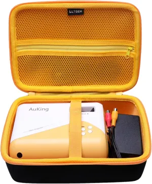 LTGEM Hard Travel Carrying Case for AuKing Mini Projector 2023 Upgraded, Case Only(Inside: 9.2"x6.2"x2.4")