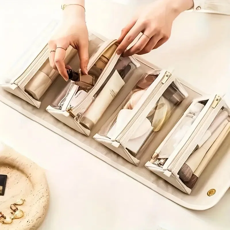 Luzille | Foldable Multi-Compartments Cosmetics Hanging Bag