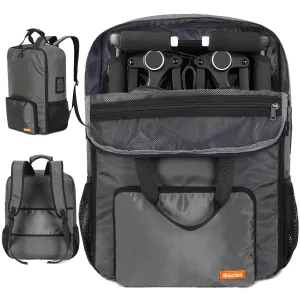 Mactso Stroller Travel Bag Compatible with GB Pockit Air Plus All Terrain and GB Pockit   All City, Lightweight Stroller Travel Backpack for Airplane (Grey, L)