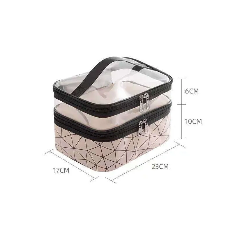 Maddie | Spacious Travel Essentials Organizer with Multiple Pockets and Compartments