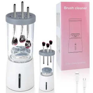 Makeup Brush Cleaner Machine - Electric Cosmetic Brushes Cleanser - Automatic Cleaning Tool