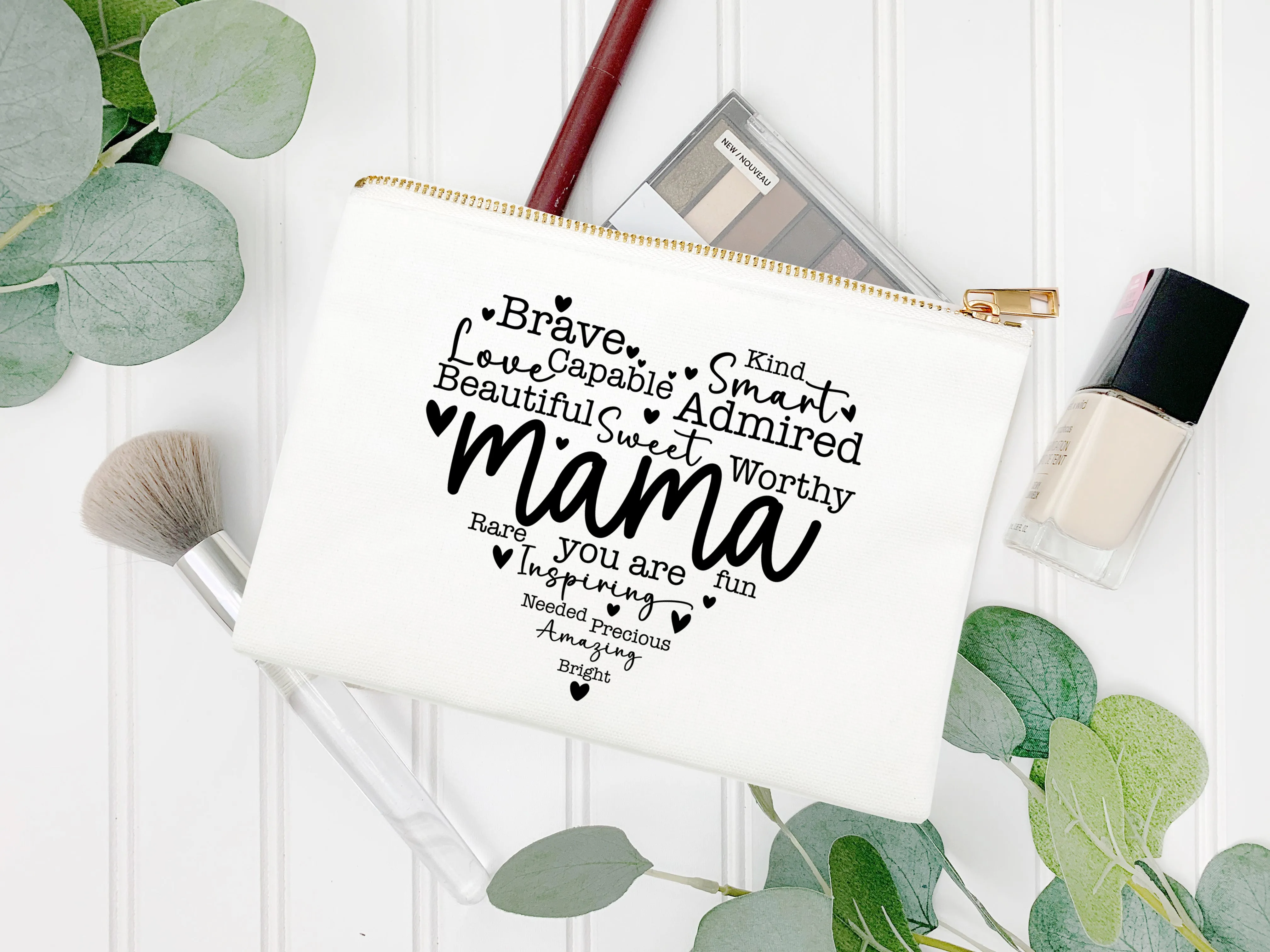 Mama Heart Makeup Case