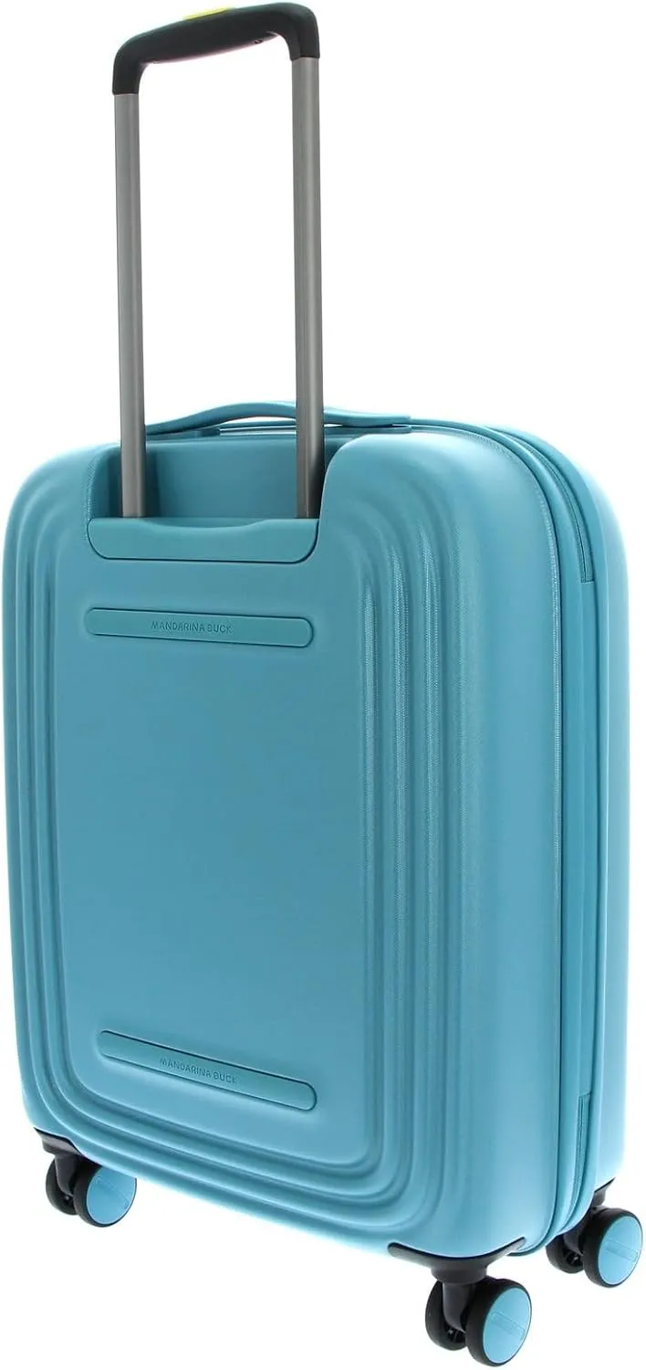 Mandarina Duck LOGODUCK   Trolley Cabin, Aqua, standard size, Linea iconica di Mandarina Duck in policarbonato