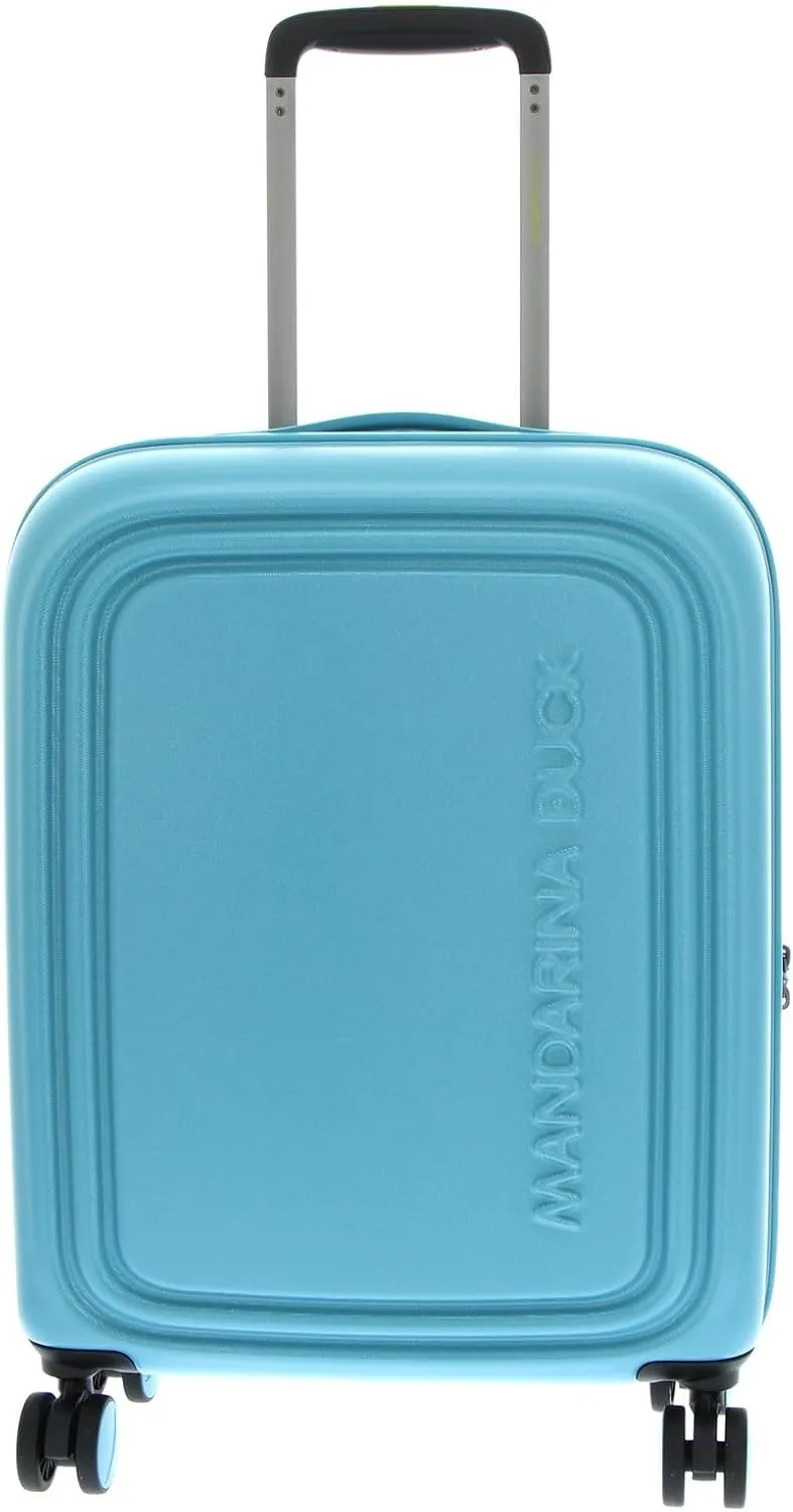 Mandarina Duck LOGODUCK   Trolley Cabin, Aqua, standard size, Linea iconica di Mandarina Duck in policarbonato