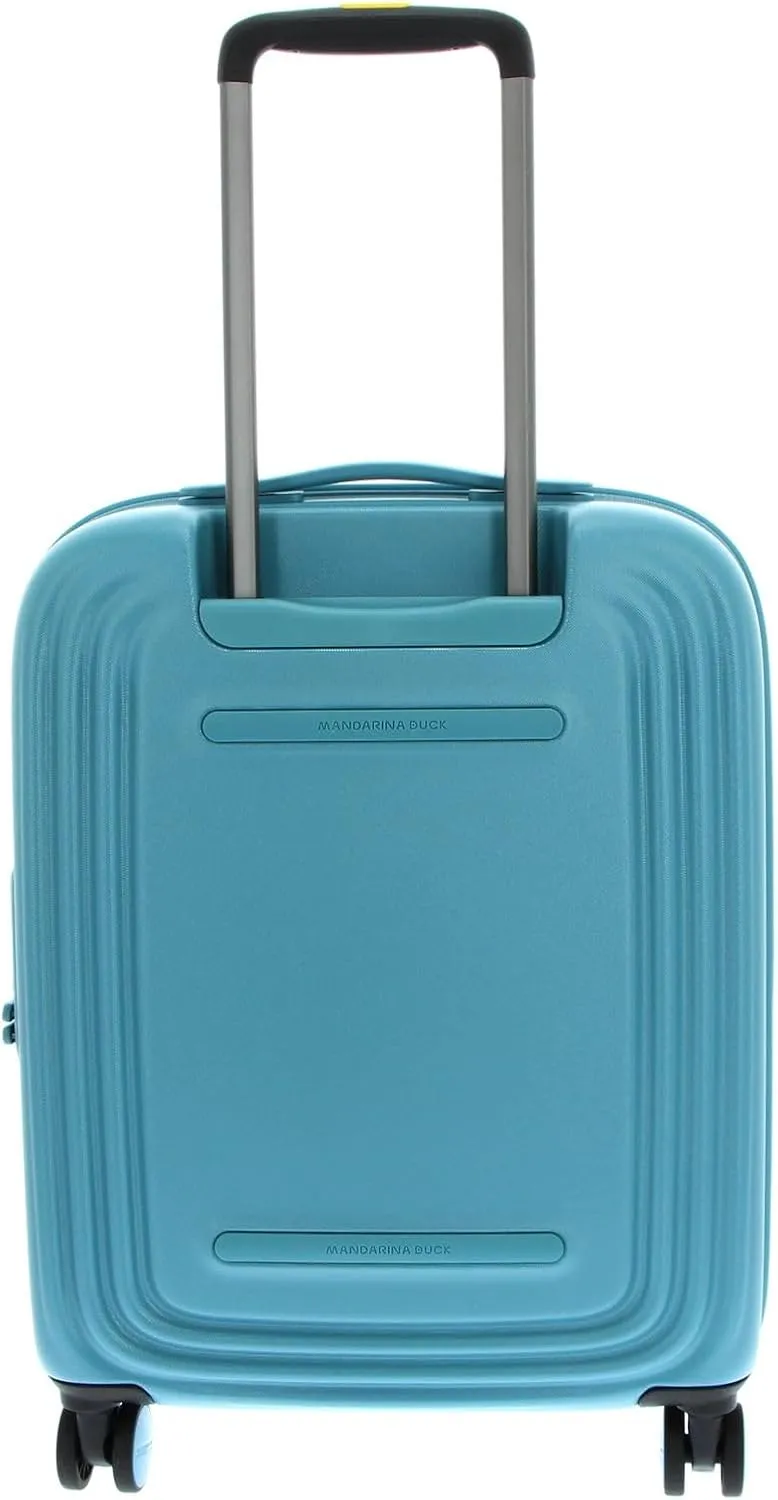Mandarina Duck LOGODUCK   Trolley Cabin, Aqua, standard size, Linea iconica di Mandarina Duck in policarbonato