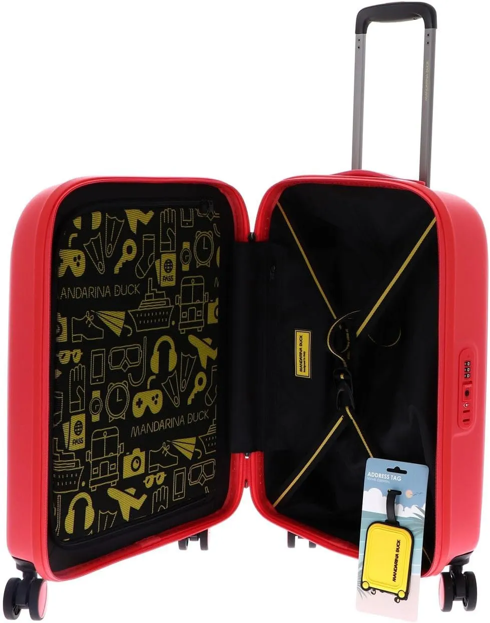 Mandarina Duck Logoduck   Trolley Cabin LOGODUCK  , One Size, Pepper, Talla única, LOGODUCK  
