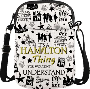 MAOFAED Musical Lover Gift, Musical Theatre Gift, Drama Teacher Gift, Crossbody Bag for Actress