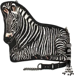 Mary Frances Roam Crossbody Zebra Handbag, Multi