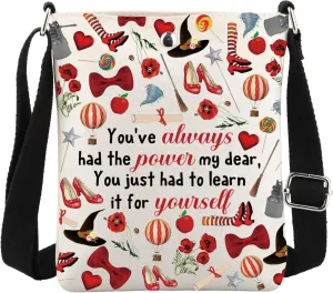 MBMSO Fantasy Musical Gifts You've Always Had the Power My Dear Crossbody Bag Movie Inspired Gifts for Fans Movie Lover Purse