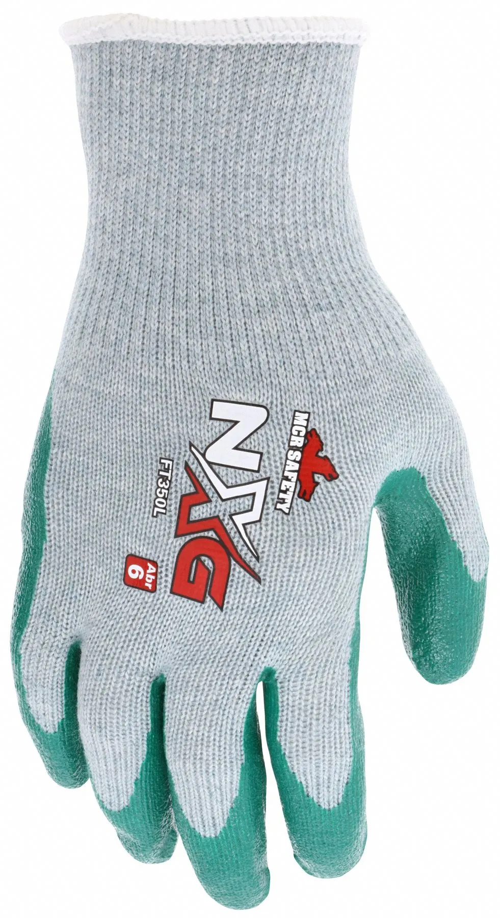 MCR SAFETY FlexTuff Nitrile Coated Gloves, Size S, ANSI Abrasion Level 6