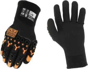 Mechanix Wear: Nitrile Coated SpeedKnit M-Pact Heavy Duty Thermal Work Gloves - Insulated, Abrasion and Impact Resistant, Touchscreen Capable (Black, Large)