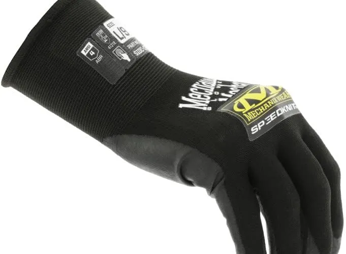 Mechanix Wear SpeedKnit S1DC-05 Coated Knit Work Gloves, 1 Pair - Abrasion Resistant, Strong Grip Gloves, Touch Capable (Medium)