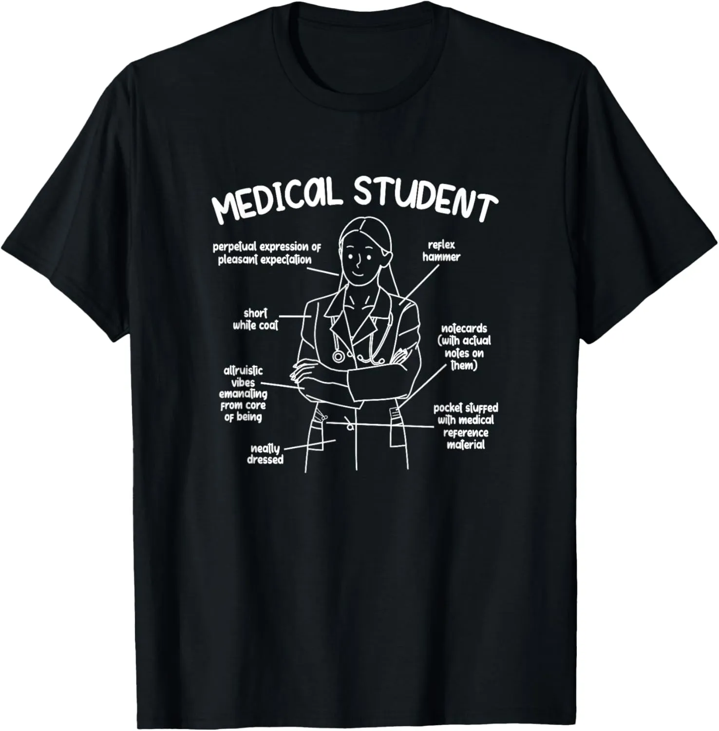 Medical Student Future Doctor In Progress Med School T-Shirt