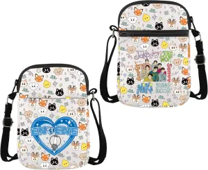 MEIKIUP K-POP Group ENHY Crossbody Bag K-POP Fandom Shoulder Bag K-POP Idol Fans Gift ENHY Fans Gift K-POP Merchandise
