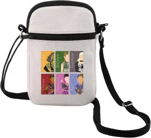 MEIKIUP Musical Gift Queens Musical Croobody Bag Queens Musical Bag Musical Theatre Fans Gift (Queens Musical CB)