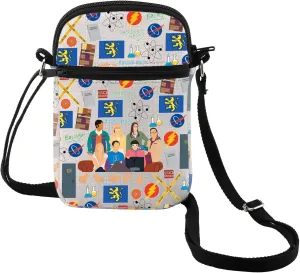MEIKIUP TBBT Sitcom TV Show Crossbody Bag Leonard and Sheldon Fans Gift Scientist Physicis Shoulder Bag