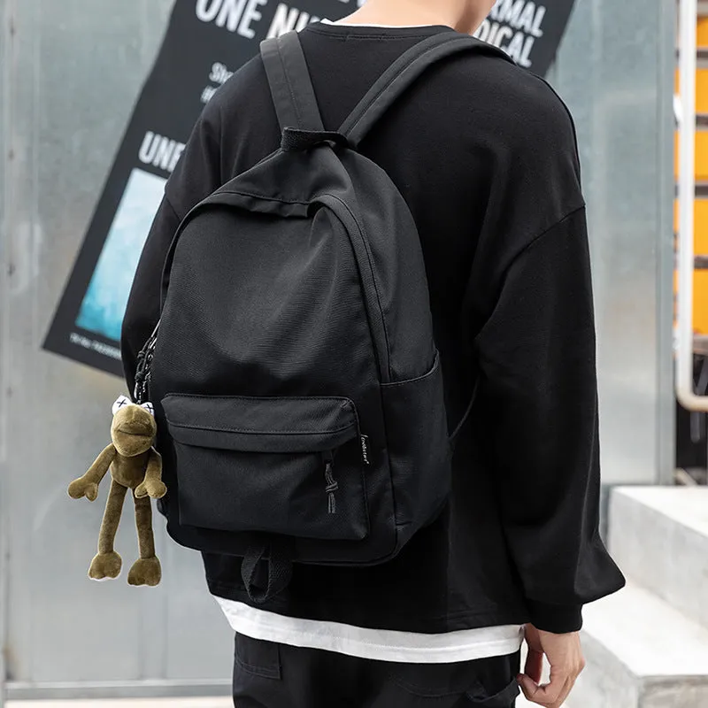 Men's Fashion Trend Junior High College Style Backpacks