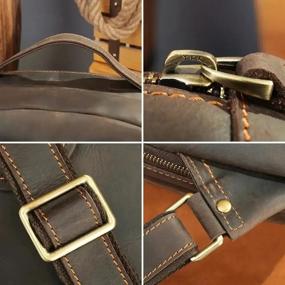 Men's Genuine Leather Laptop Bag