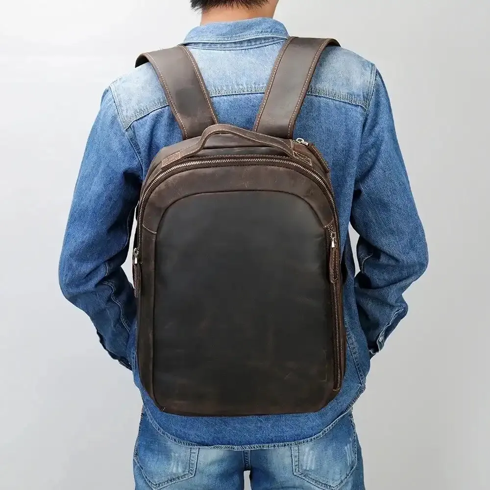 Men's Genuine Leather Laptop Bag