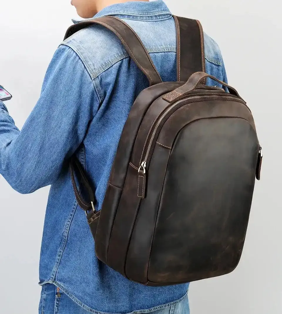 Men's Genuine Leather Laptop Bag