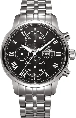 Men's Swiss Automatic Chronograph Watch (Model No.: 3168-50-351aCMB)