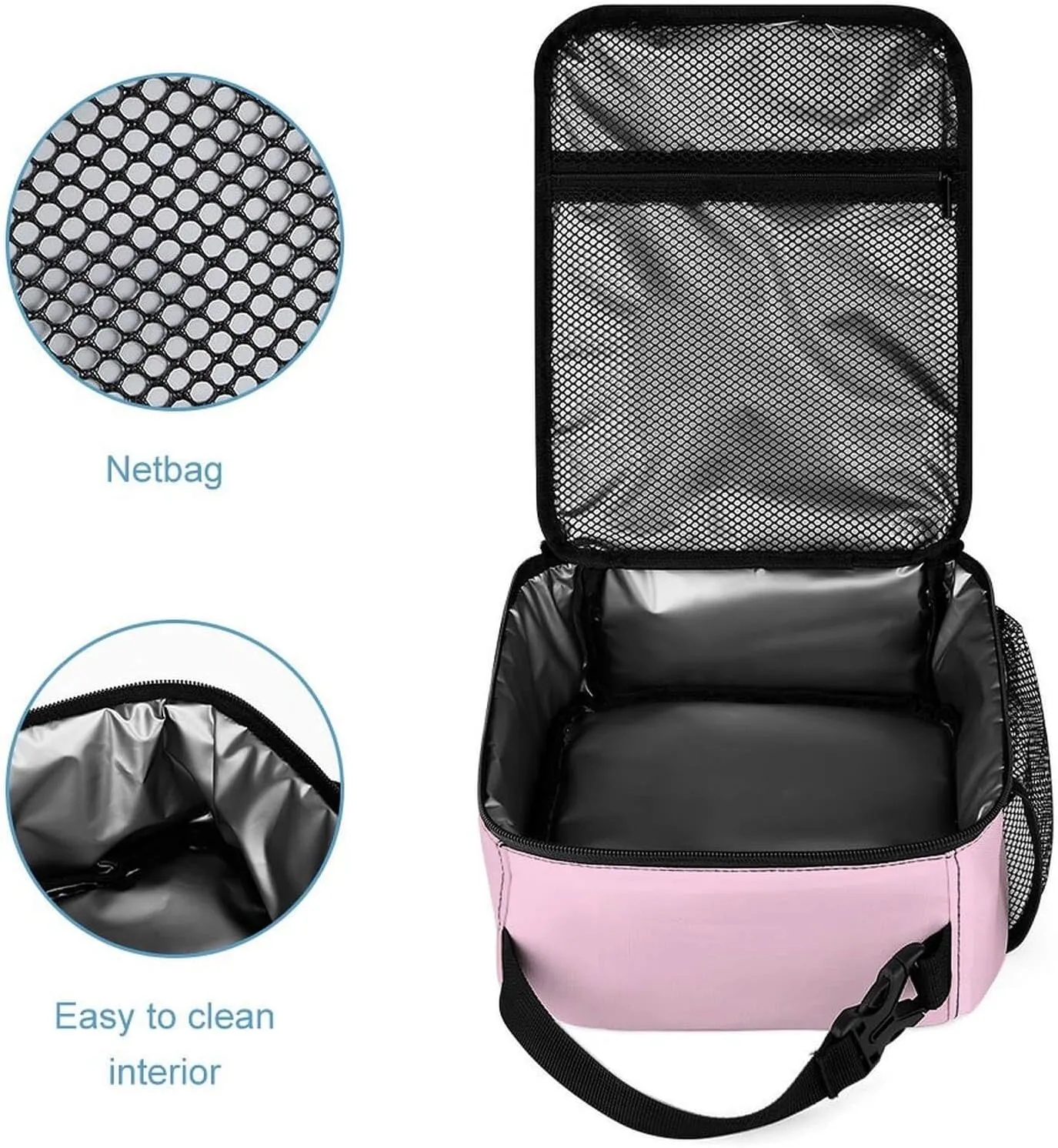 Mermaid Backpack with Lunch Box & Pencil Case for Kids Girls Boys School, 16 Inch Cute Mermaids Bookbag, School Backpack for Students Children, Lightweight, Large Capacity