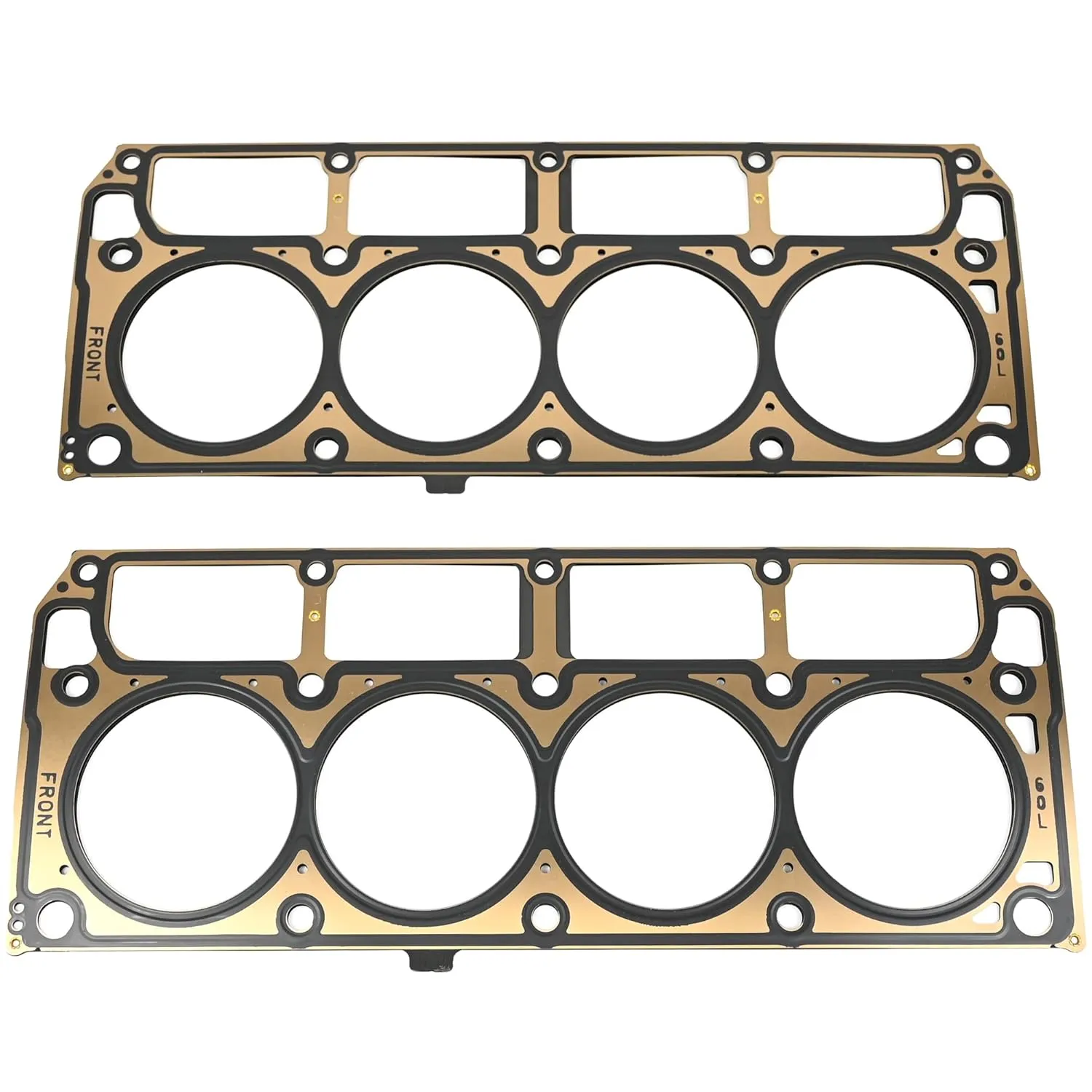 Michigan Motorsports LS2 6.0L MLS Head Gaskets - 4.020" Bore - Multi-Layer Steel - Fits LS2 LQ4 LQ9 L76 L77 LY6 L96 LFA LZ1 - Replaces GM 12589227 - Pair