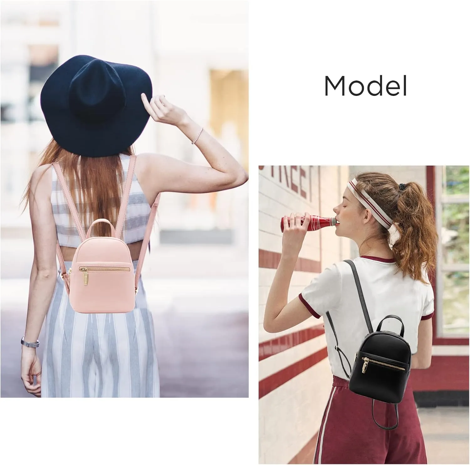 Mini Backpack Purse for Girls Teenager Cute Leather Backpack Women Small Shoulder Bag Handbags