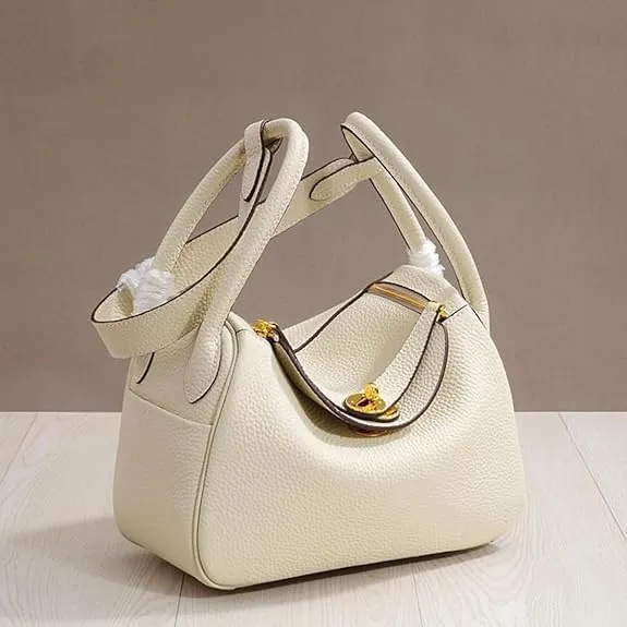 Mini Handbag Leather Pebbled Shoulder Crossbody Bag Lychee Grain Leather Bag Lychee Leather Bag