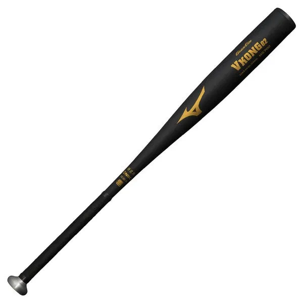 MIZUNO Baseball Bat Hard Low Resilience Compatible with 2024 New Standards Global Elite V Kong 02 82cm Metal