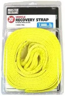 MM24 2-Inch x 20-Ft. Vehicle Recovery Strap - Quantity 9