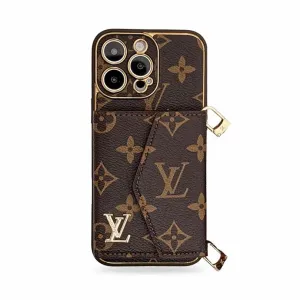 Monogram iPhone Wallet Case with Card Slots