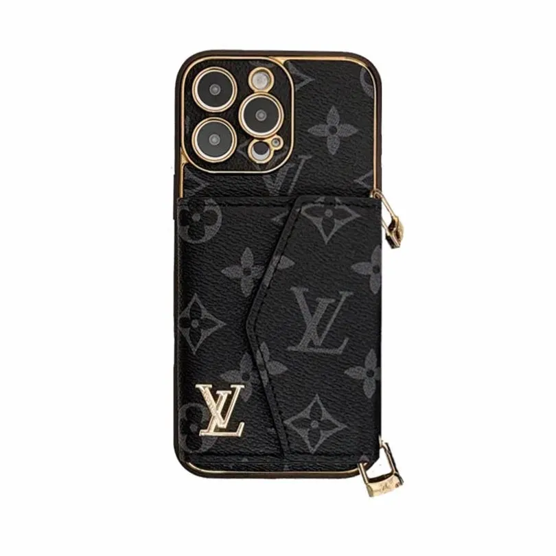 Monogram iPhone Wallet Case with Card Slots