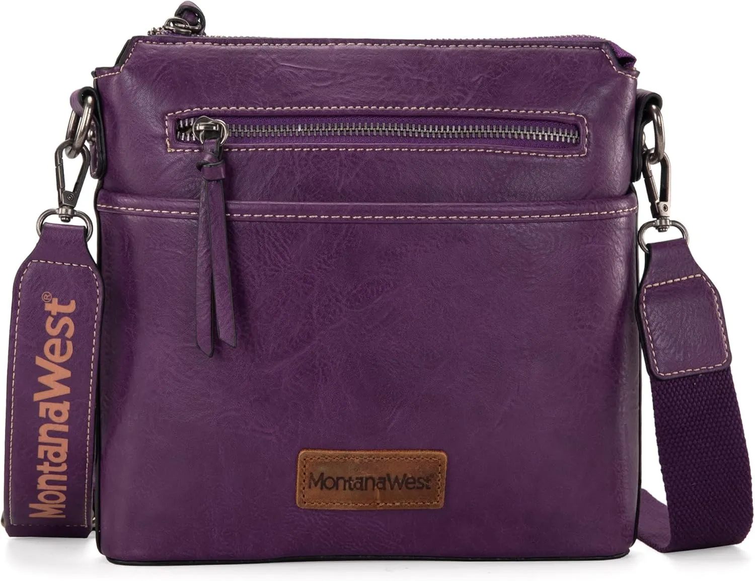 Montana West Crossbody Bag for Women Multi Pocket Cross Body Bag Purses with Guitar Strap