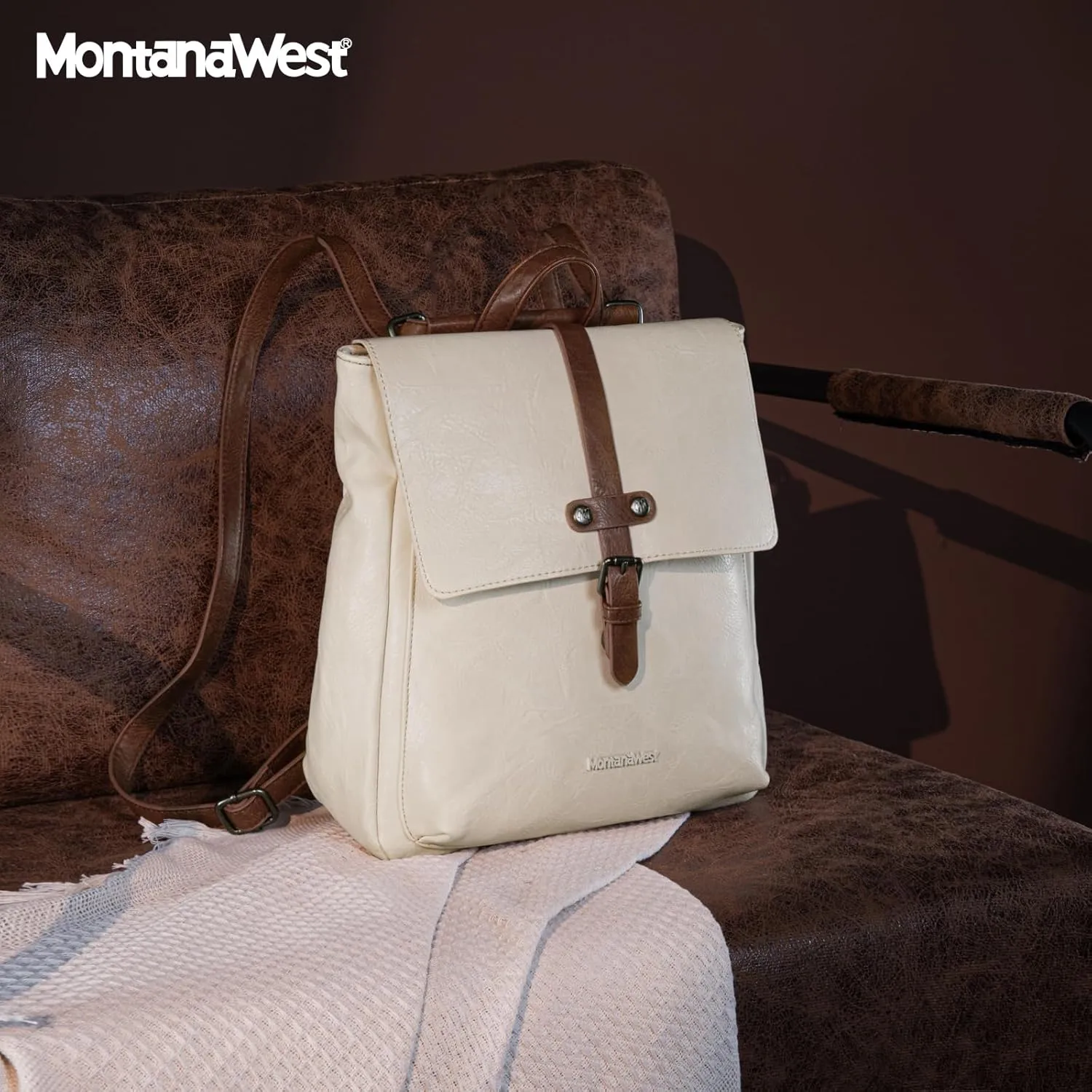 Montana West Medium Backpack Purse for Women Casual Convertible Crossbody Backpack for Travel Work