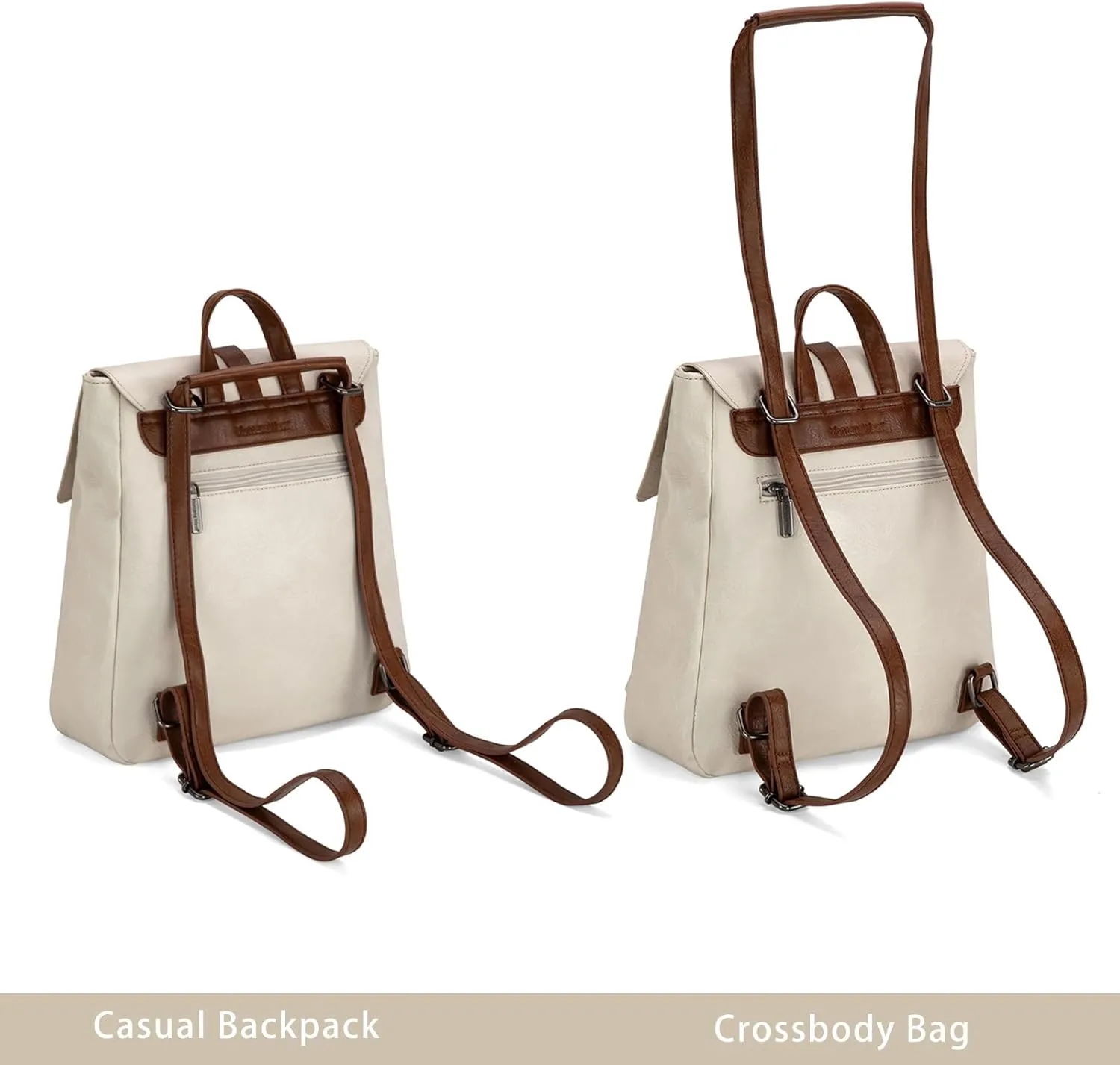 Montana West Medium Backpack Purse for Women Casual Convertible Crossbody Backpack for Travel Work