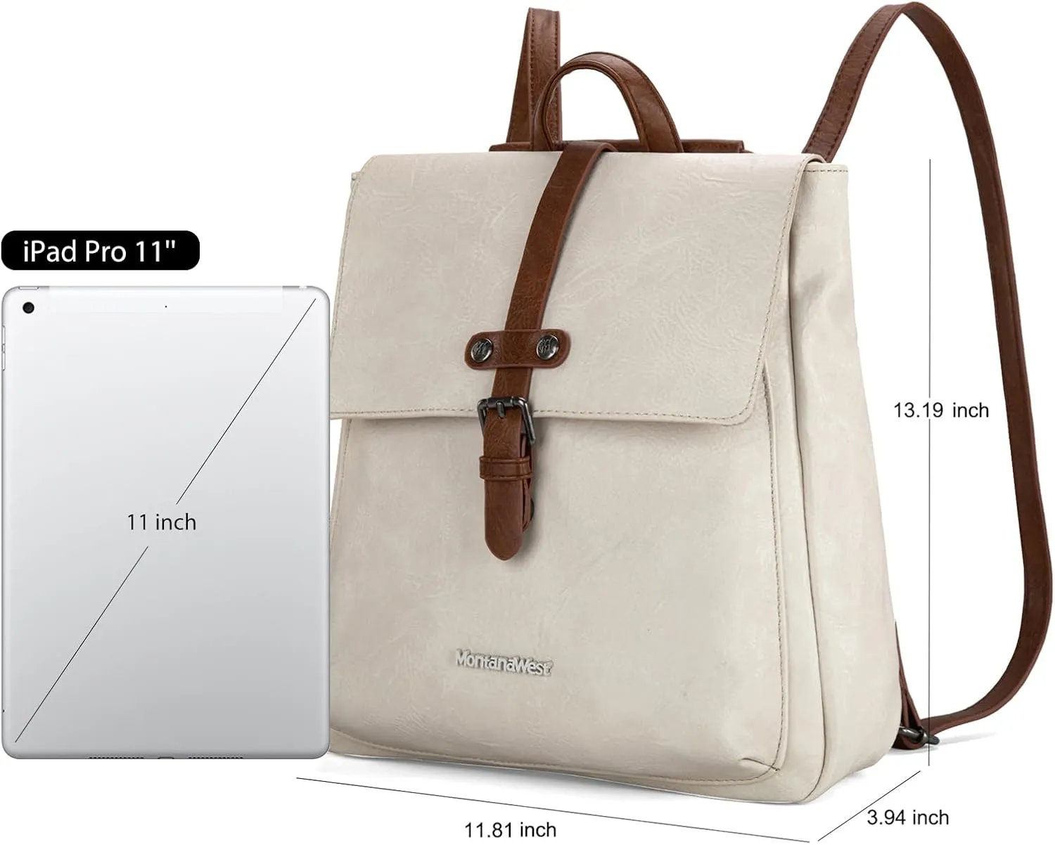 Montana West Medium Backpack Purse for Women Casual Convertible Crossbody Backpack for Travel Work