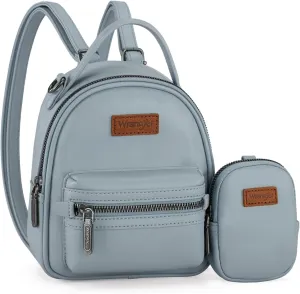 Montana West Wrangler Mini Backpack Purse for Women with a Detachable Coin Pouch
