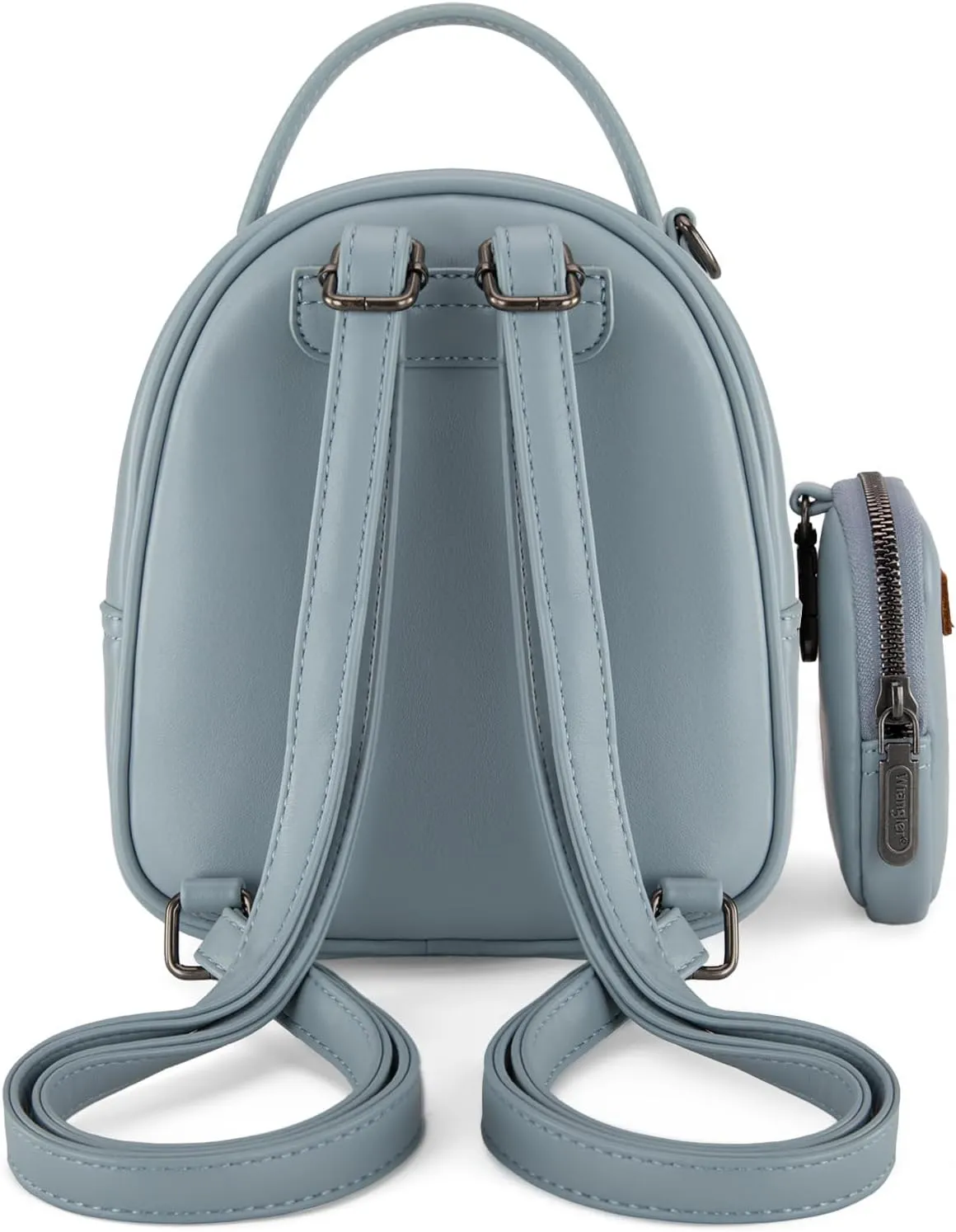 Montana West Wrangler Mini Backpack Purse for Women with a Detachable Coin Pouch