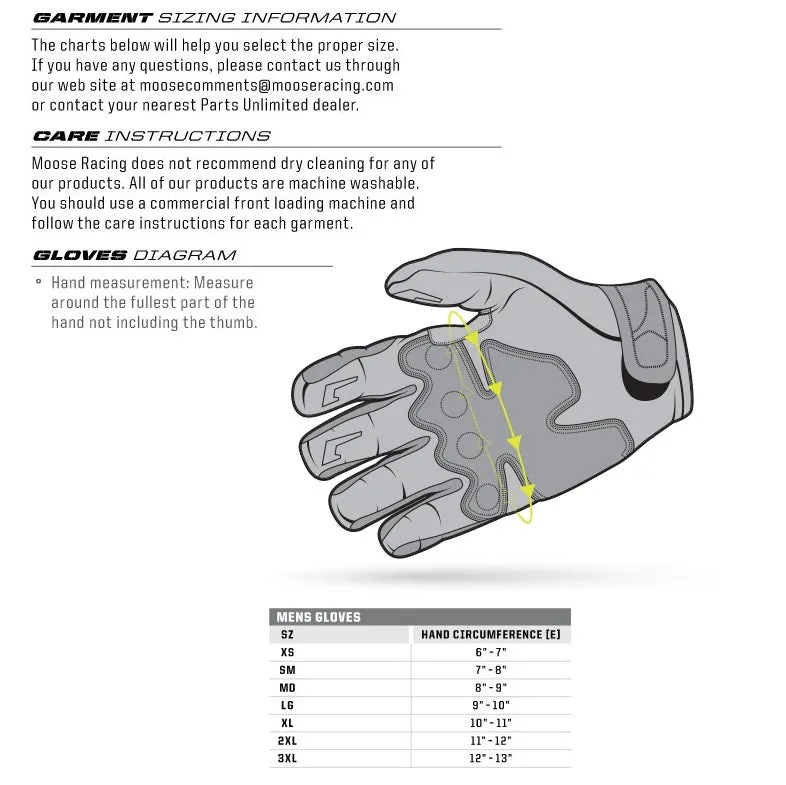 Moose Racing Abrasion Resistant Gloves Liners