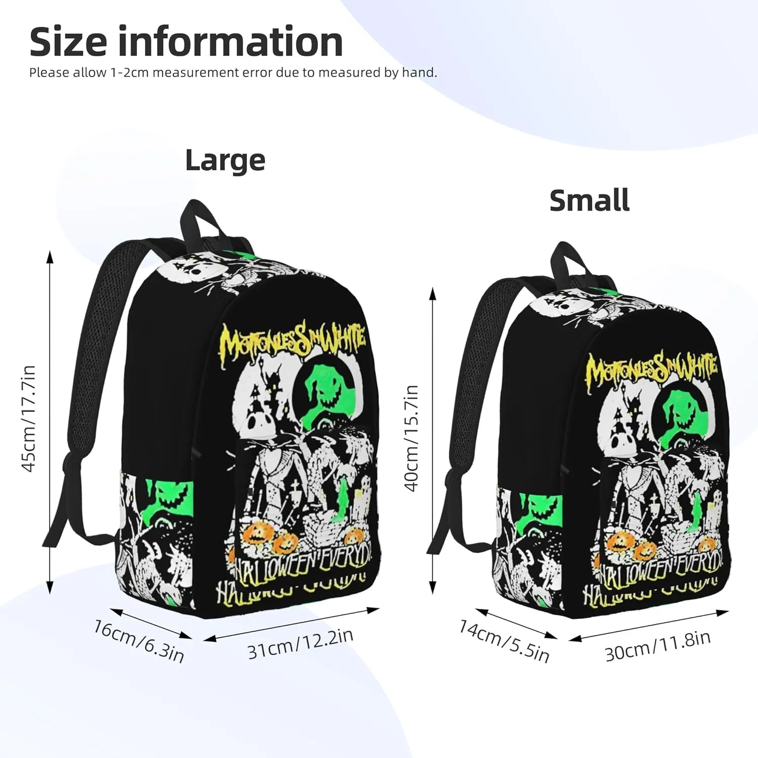 Motionless Rock In White Casual Backpack Large Lightweight Travel Bag Classic Laptop Daypack Men Women Backpack Medium