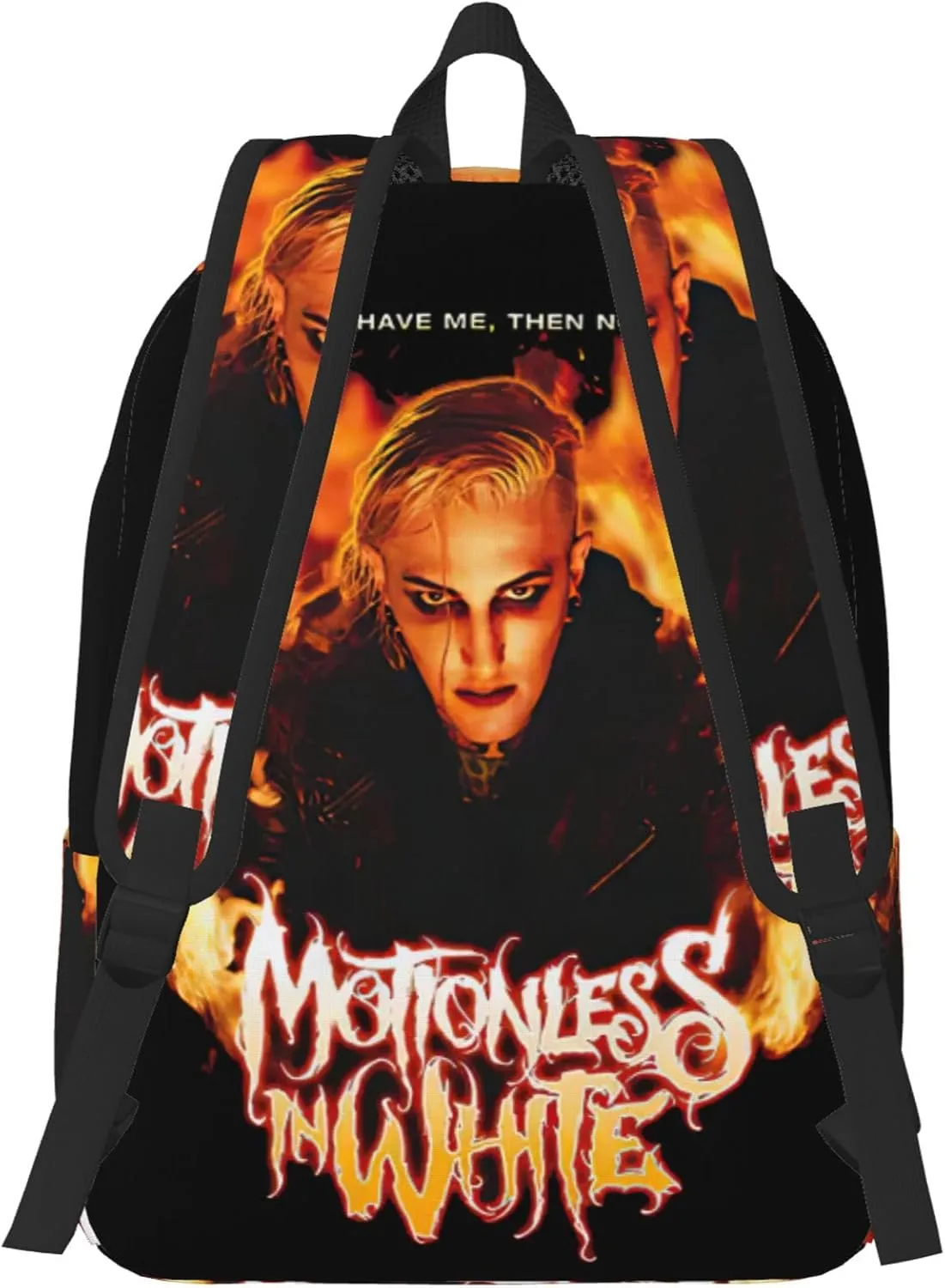 Motionless Rock In White Casual Backpack Large Lightweight Travel Bag Classic Laptop Daypack Men Women Backpack Small