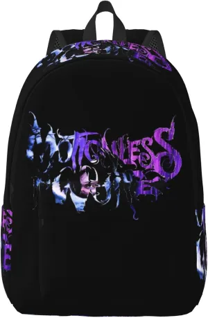 Motionless Rock In White Casual Backpack Large Lightweight Travel Bag Classic Laptop Daypack Men Women Backpack Small