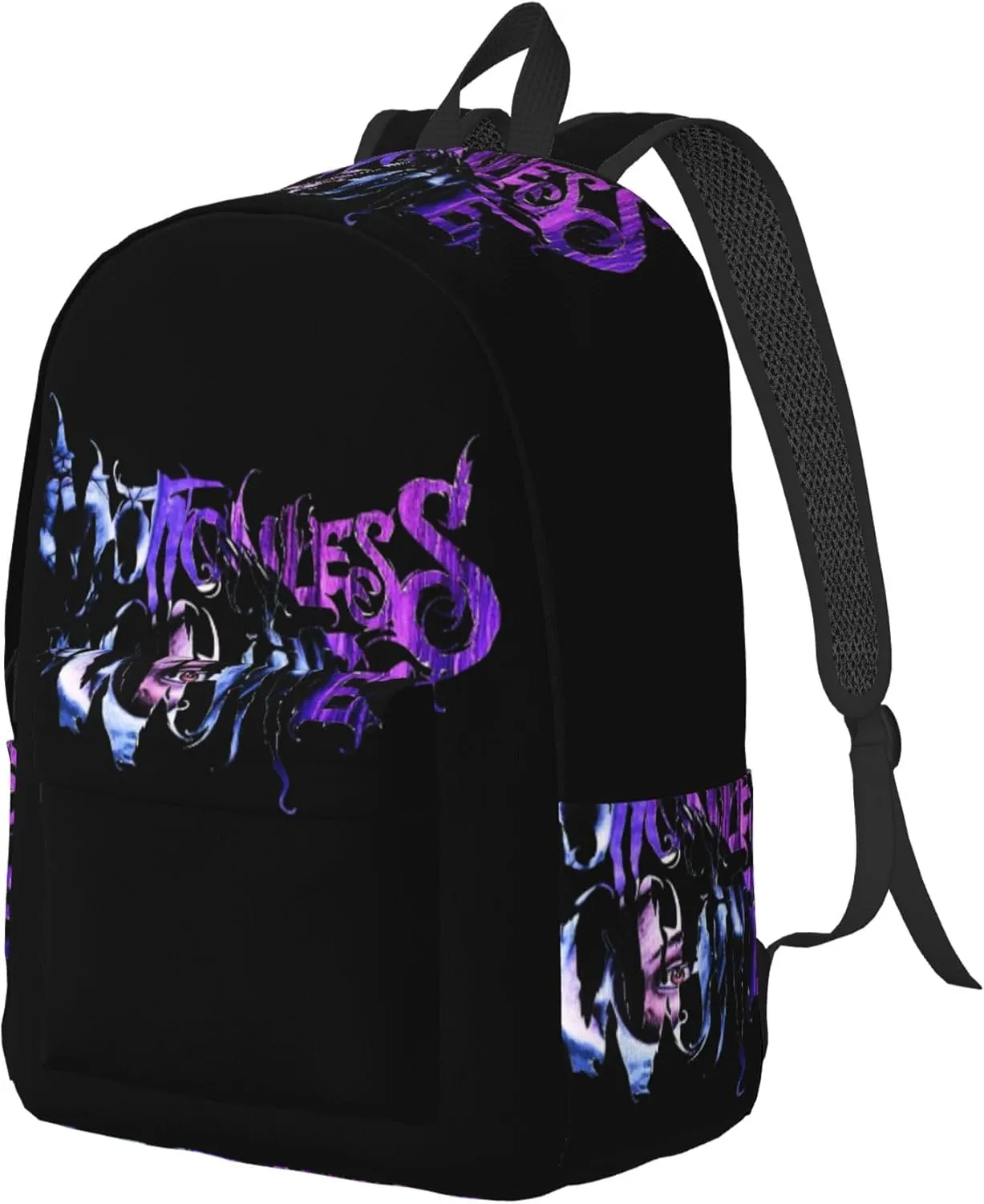 Motionless Rock In White Casual Backpack Large Lightweight Travel Bag Classic Laptop Daypack Men Women Backpack Small