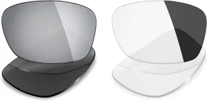Mryok 2 Pair Polarized Replacement Lenses for Oakley Hijinx Sunglass - Options