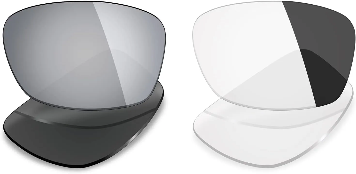 Mryok 2 Pair Polarized Replacement Lenses for Oakley Hijinx Sunglass - Options