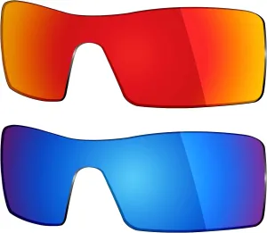 Mryok 2 Pair Polarized Replacement Lenses for Oakley Oil Rig Sunglass - Options