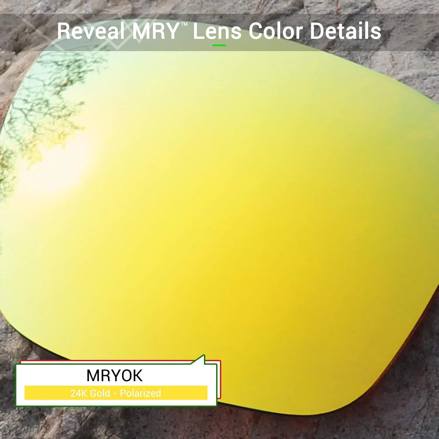Mryok Polarized Replacement Lenses & Nose Pieces for Ray-Ban RB3712D 62mm - Options