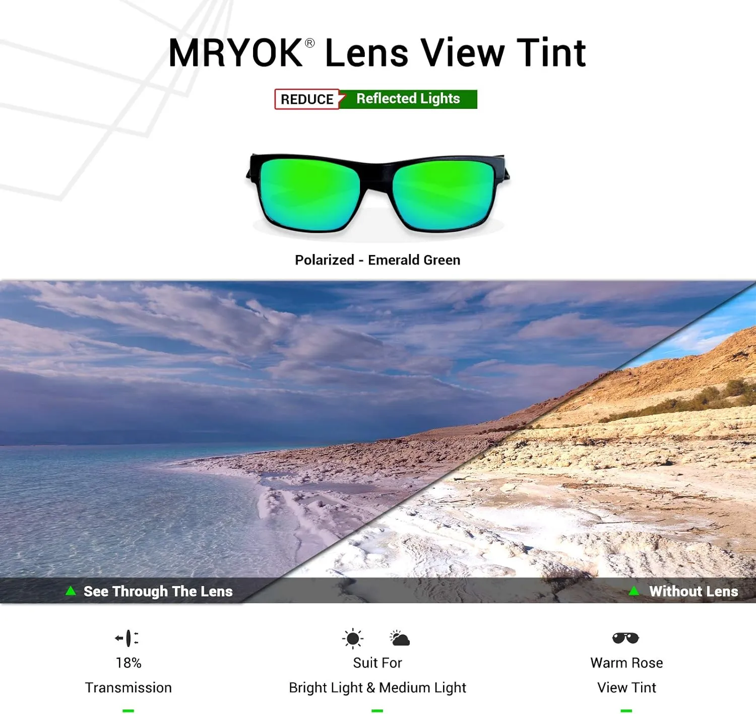 Mryok Replacement Lenses for Oakley Frogskins OO9013 - Options